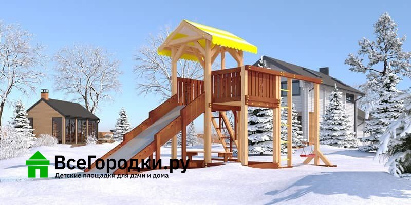 Детская игровая площадка Савушка 4 сезона 5