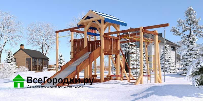 Детская игровая площадка Савушка 4 сезона Семейная
