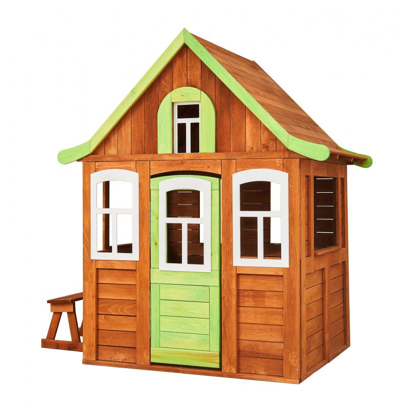 Детский домик Можга Цветочный Р920 неокрашенный