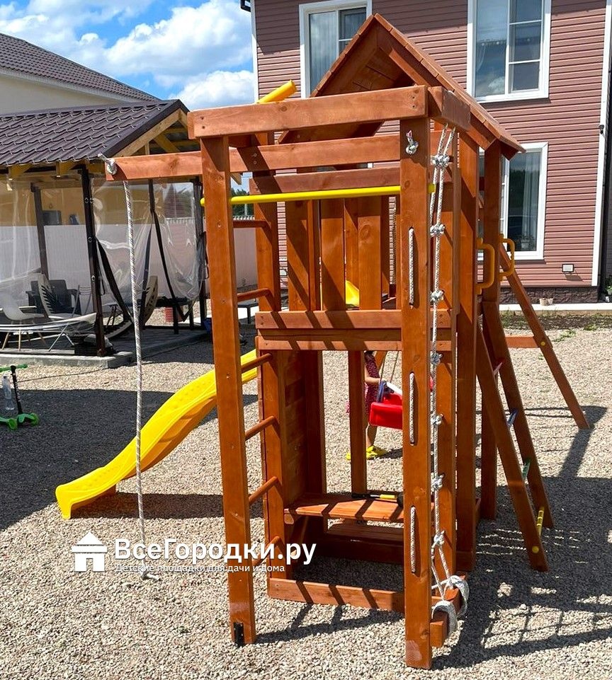 Детская площадка Савушка Мастер 10 - Махагон