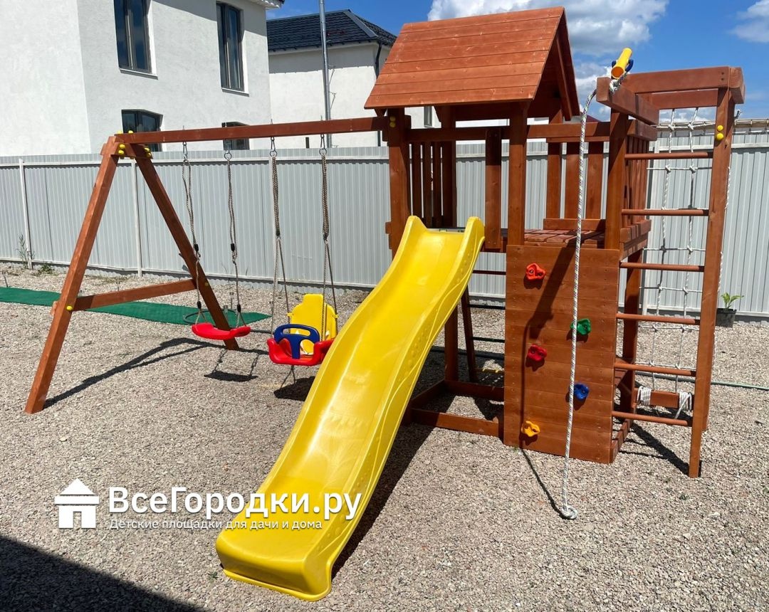 Детская площадка Савушка Мастер 10 - Махагон
