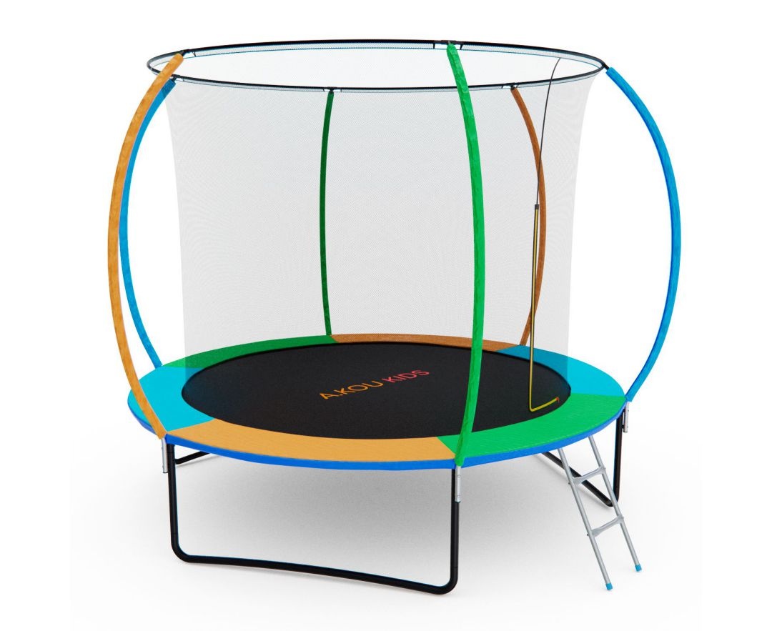 Батут с сеткой DFC A.KOU KIDS 10ft с лестницей