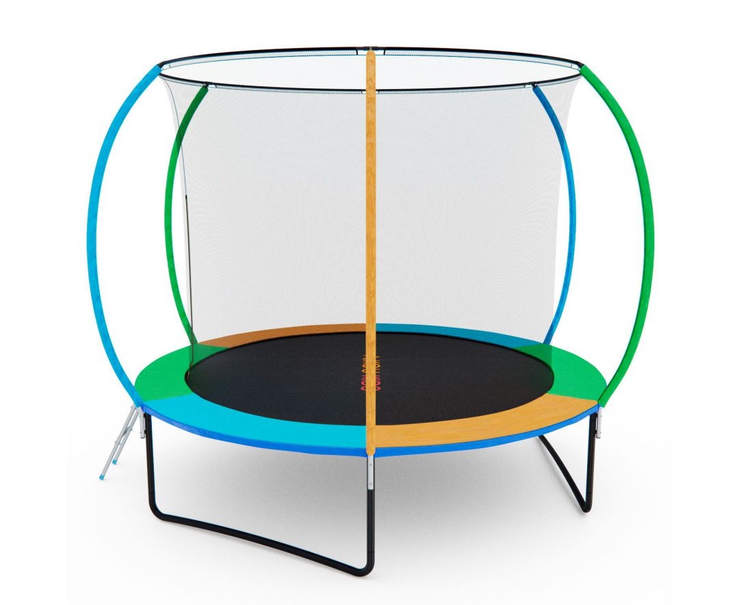 Батут с сеткой DFC A.KOU KIDS 10ft с лестницей