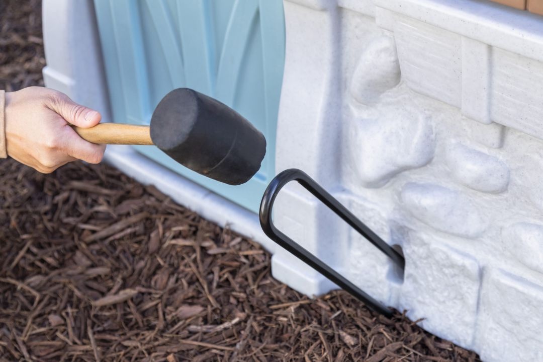 Детский Двухэтажный домик с горкой Step-2 Приключение