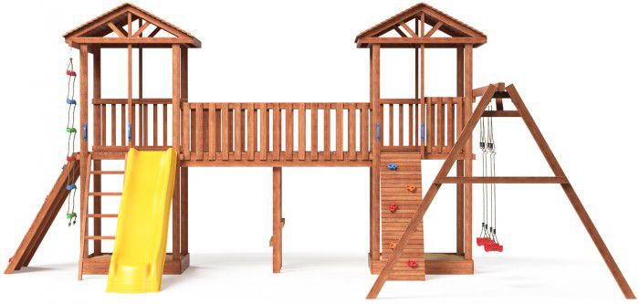 Детская площадка Можга Спортивный городок 7 с качелями