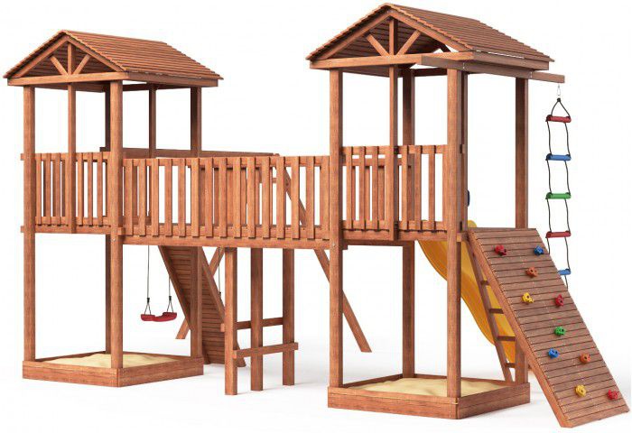 Детская площадка Можга Спортивный городок 7 с качелями