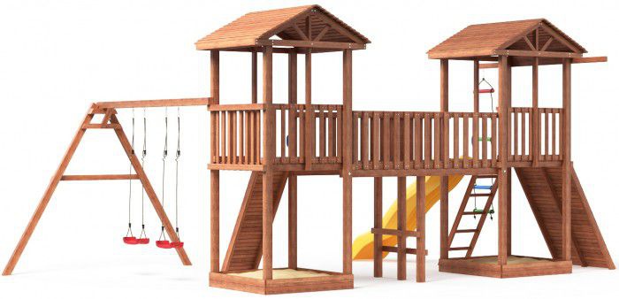 Детская площадка Можга Спортивный городок 7 с качелями