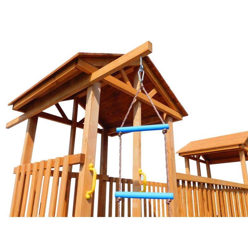 Детская площадка Можга Спортивный городок 7 крыша тентс качелями