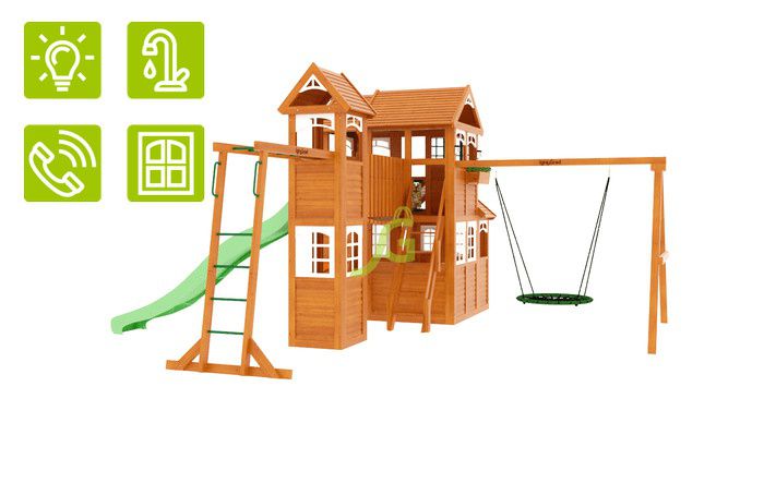 Детская игровая площадка Igragrad Клубный домик Макси Luxe
