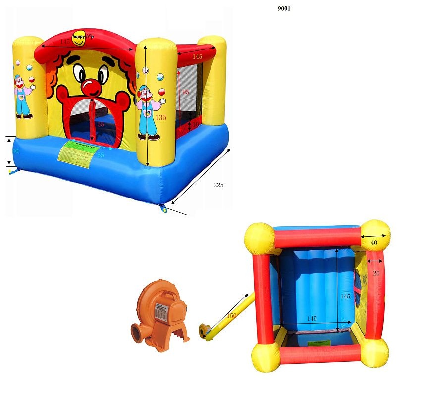 Надувной батут Happy Hop Веселый клоун