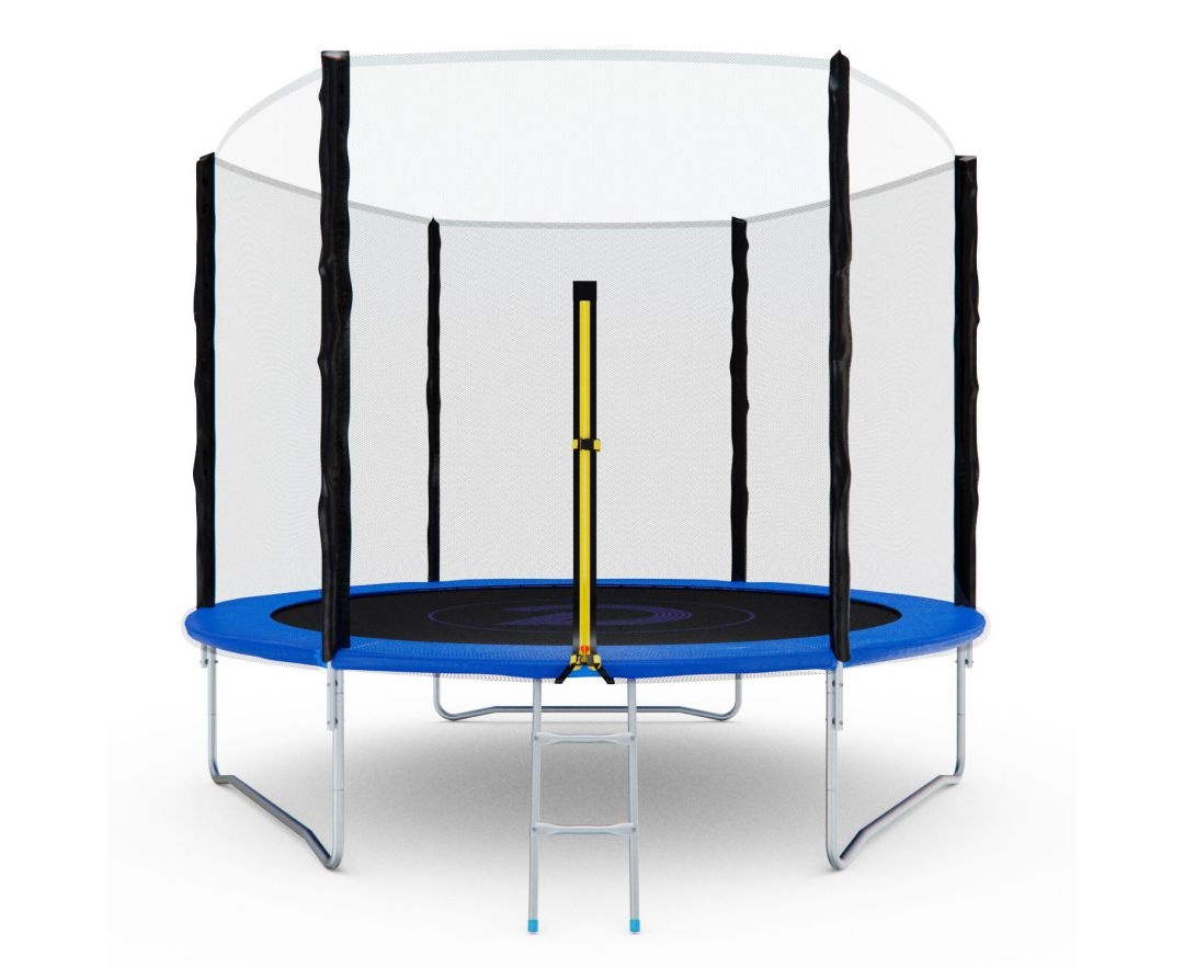 Батут с сеткой DFC PELPO 10ft с лестницей BLUE