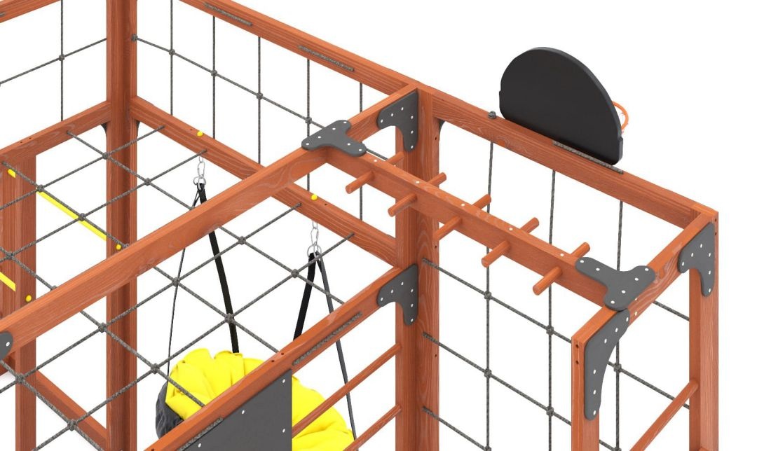 Детская площадка Савушка КУБ-2 (Махагон)