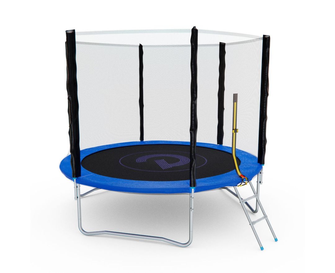 Батут с сеткой DFC PELPO 10ft с лестницей BLUE