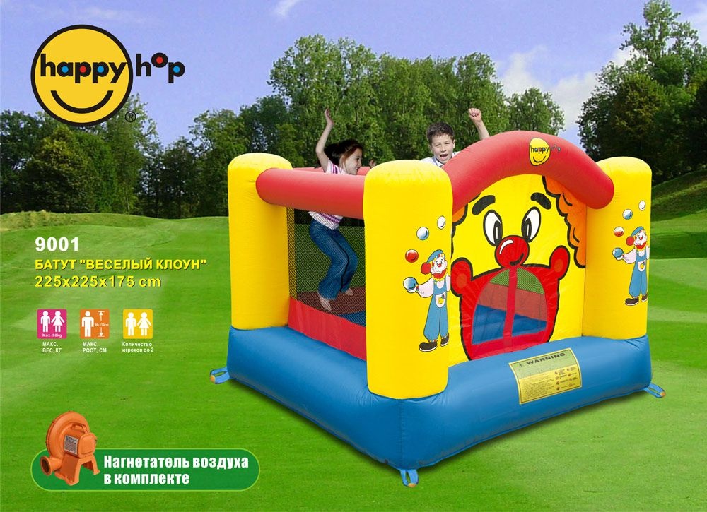 Надувной батут Happy Hop Веселый клоун