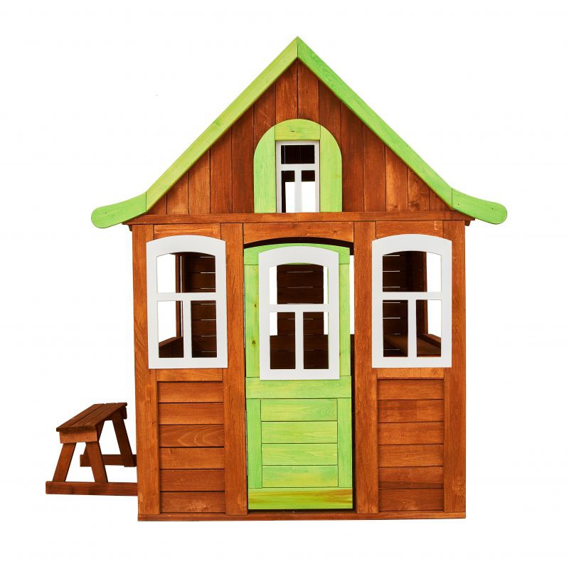 Детский домик Можга Цветочный Р920 неокрашенный