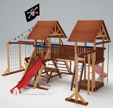 Детская игровая площадка Савушка Lux 9