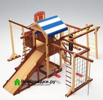 Детская игровая площадка Савушка 4 сезона Семейная