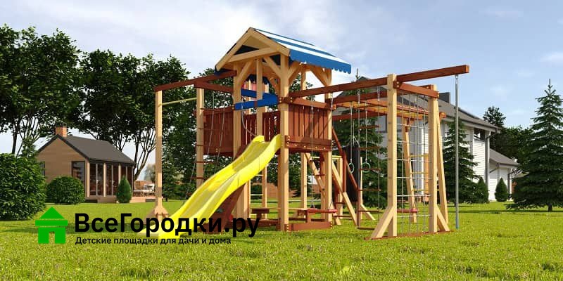 Детская игровая площадка Савушка 4 сезона Семейная