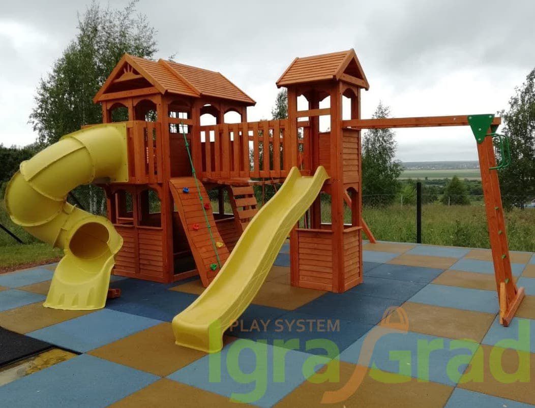 Детская игровая площадка Igragrad Клубный домик Макси с трубой