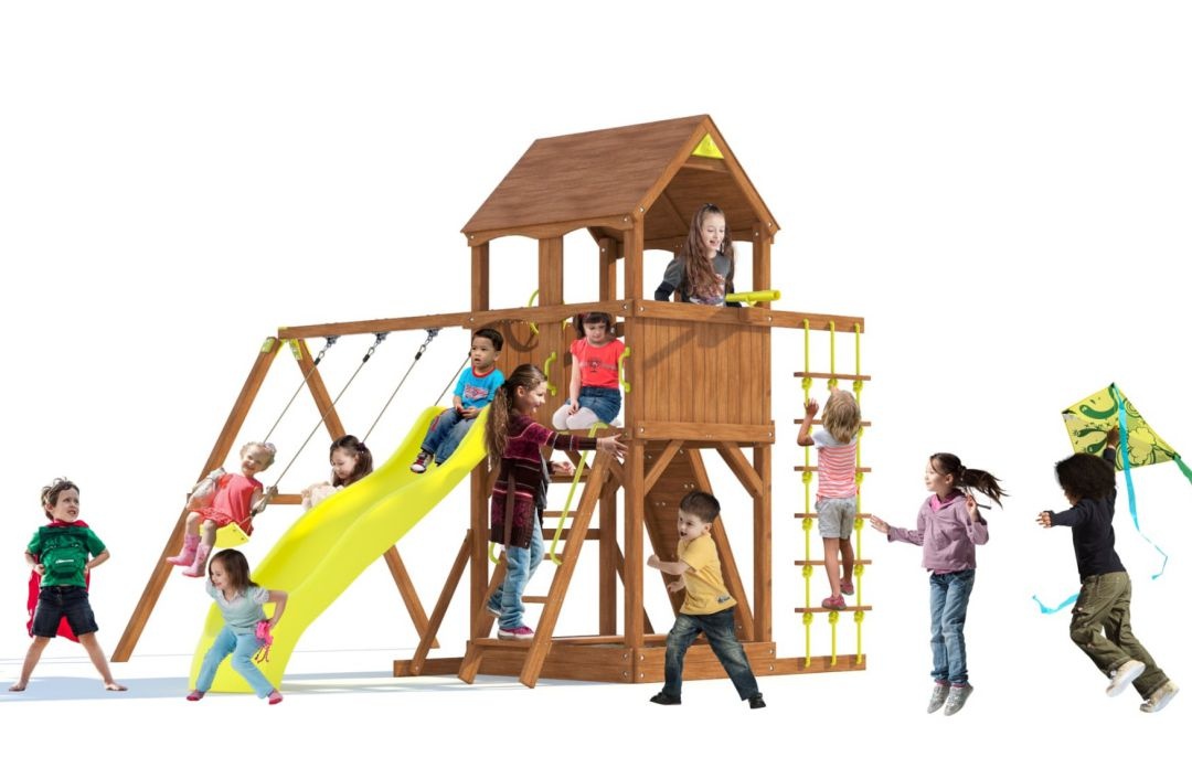 Детская деревянная площадка MoyDvor Париж 2023