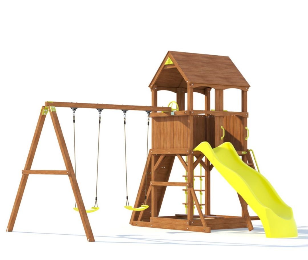 Детская деревянная площадка MoyDvor Париж 2023