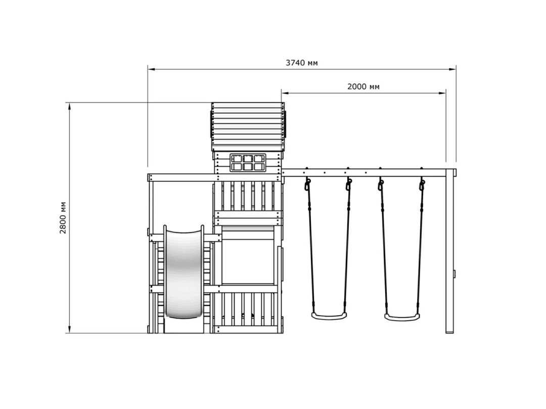 Детская игровая площадка IgraGrad М4