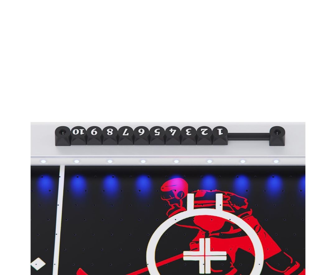 Игровой стол - аэрохоккей DFC IRIS 153 х 76 см с подсветкой