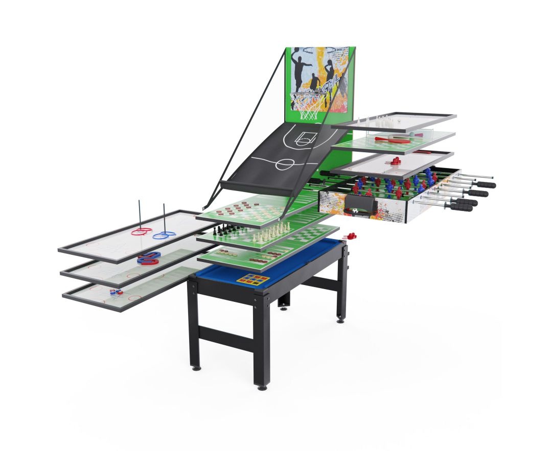 Игровой стол - трансформер 15 в 1 DFC 48 122 x 61 см