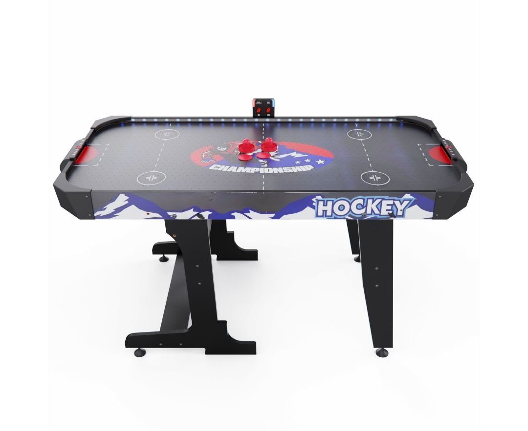 Игровой стол – аэрохоккей с подсветкой DFC Championship 53 складной