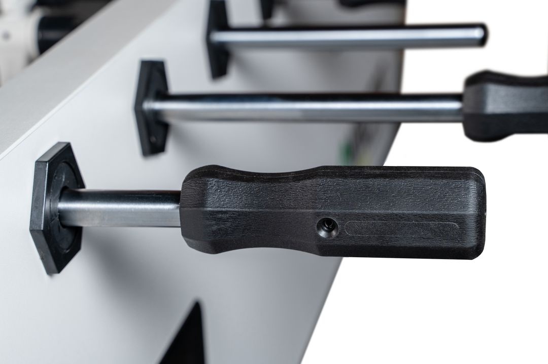 Игровой стол - футбол NineStar Iron Pro ITSF Grey (144х75,5х90)