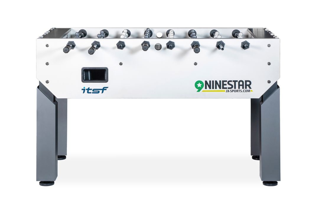 Игровой стол - футбол NineStar Iron Pro ITSF Grey (144х75,5х90)