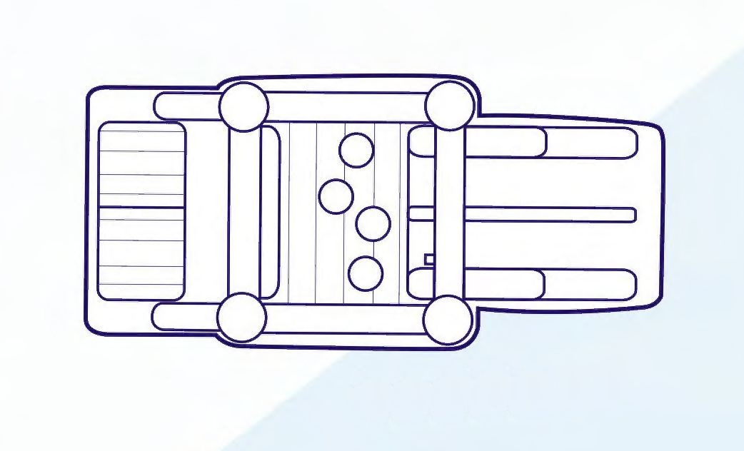 Надувной батут Happy Hop Полоса препятствий