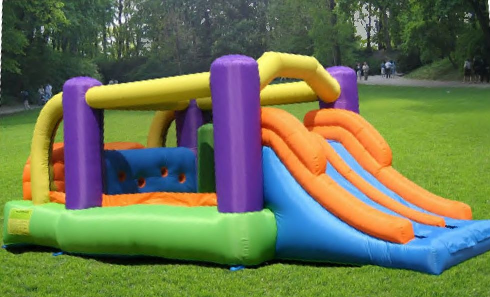 Надувной батут Happy Hop Полоса препятствий