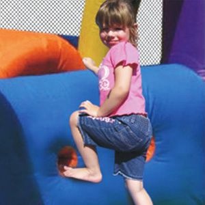 Надувной батут Happy Hop Полоса препятствий