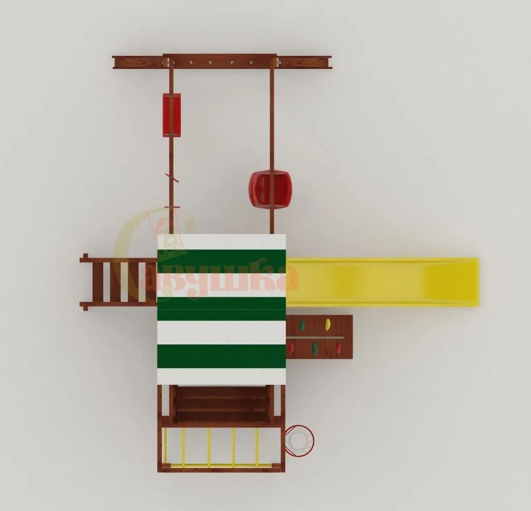 Детская площадка Савушка Мастер 4 Махагон