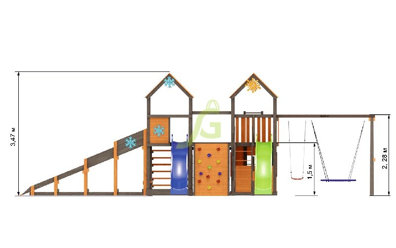 Детская игровая площадка IgraGrad Комбо