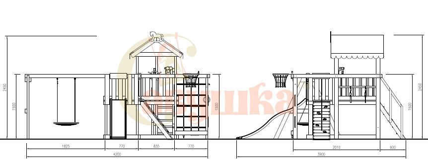 Детская площадка Савушка-Baby - 15 (Play)