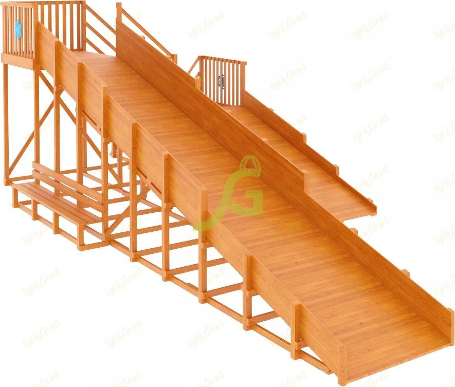 Зимняя горка IgraGrad Snow Fox скат 10 м (мод  3)