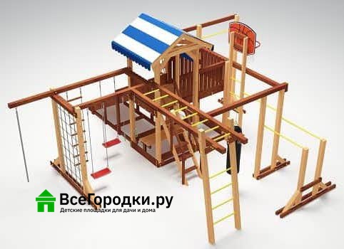 Детская игровая площадка Савушка 4 сезона Семейная