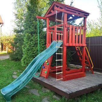 Детская игровая площадка Igragrad Панда Фани Tower скалодром