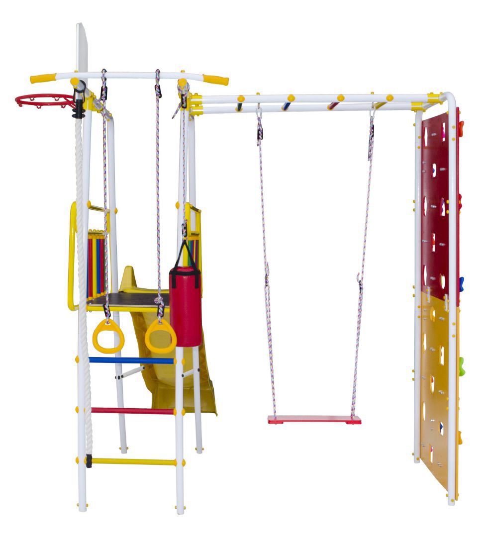 Детская спортивная площадка Формула здоровья Street 3 Smile белый радуга