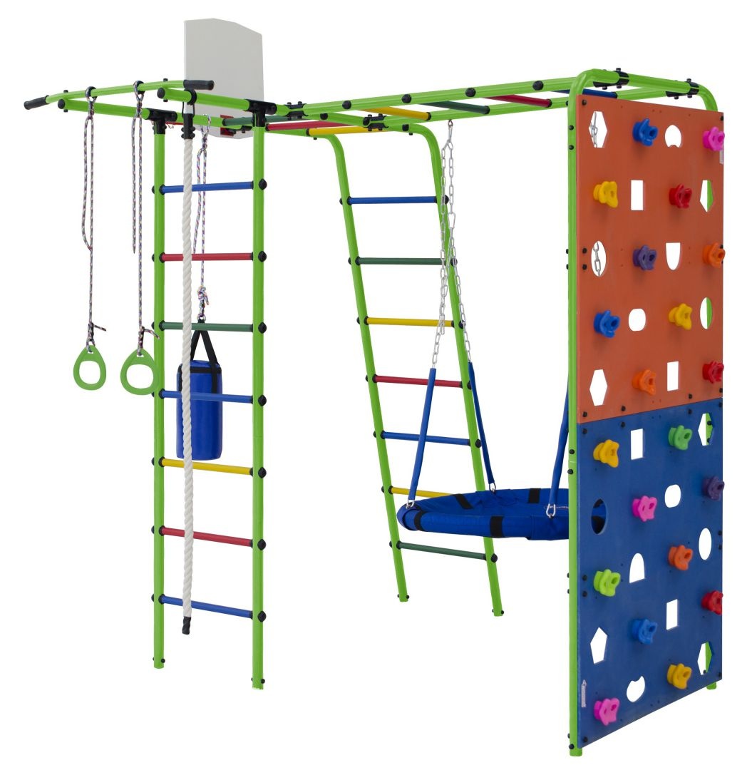 Детский игровой комплекс Формула здоровья Street 2 салатовый радуга