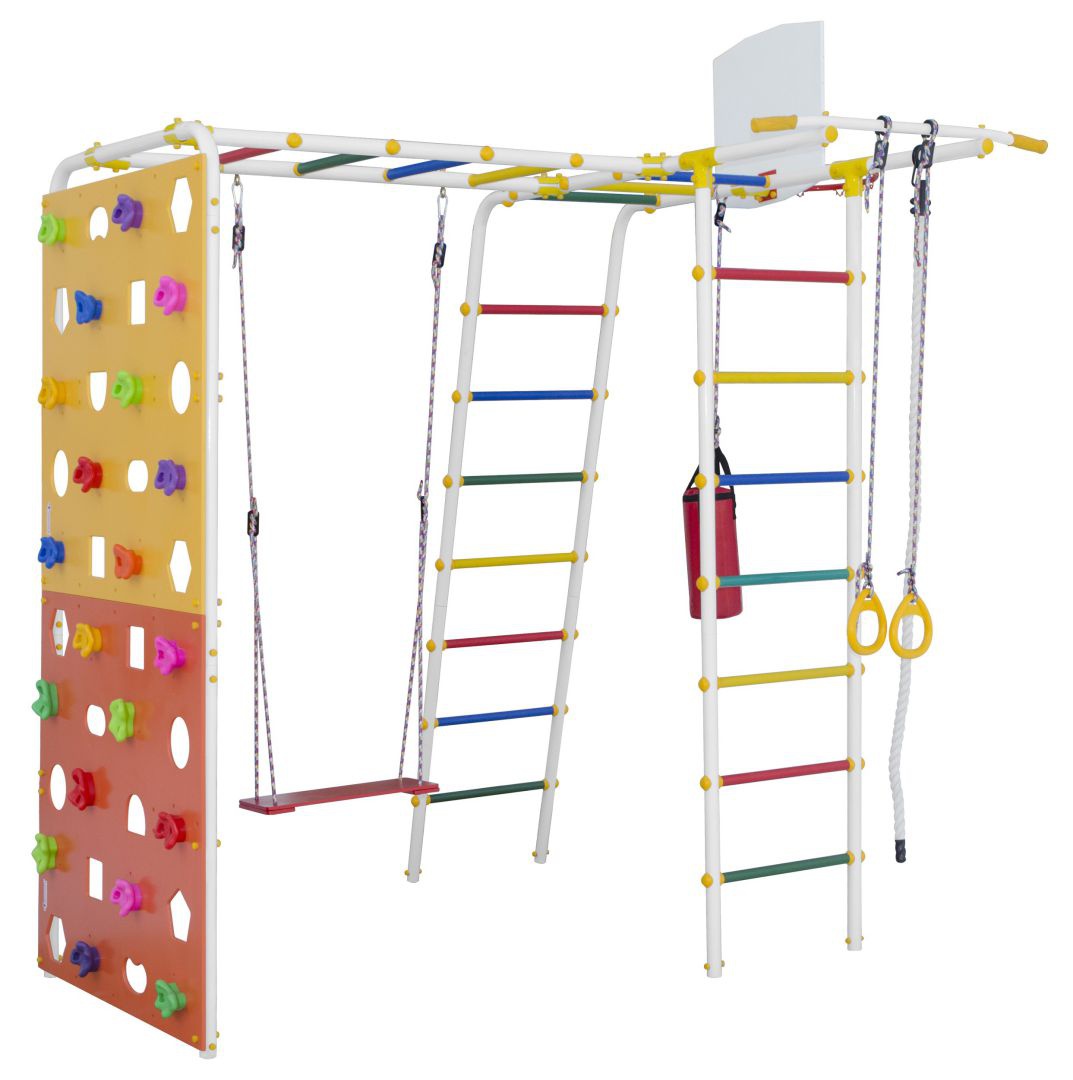Детский игровой комплекс Формула здоровья Street 2 Smile белый радуга