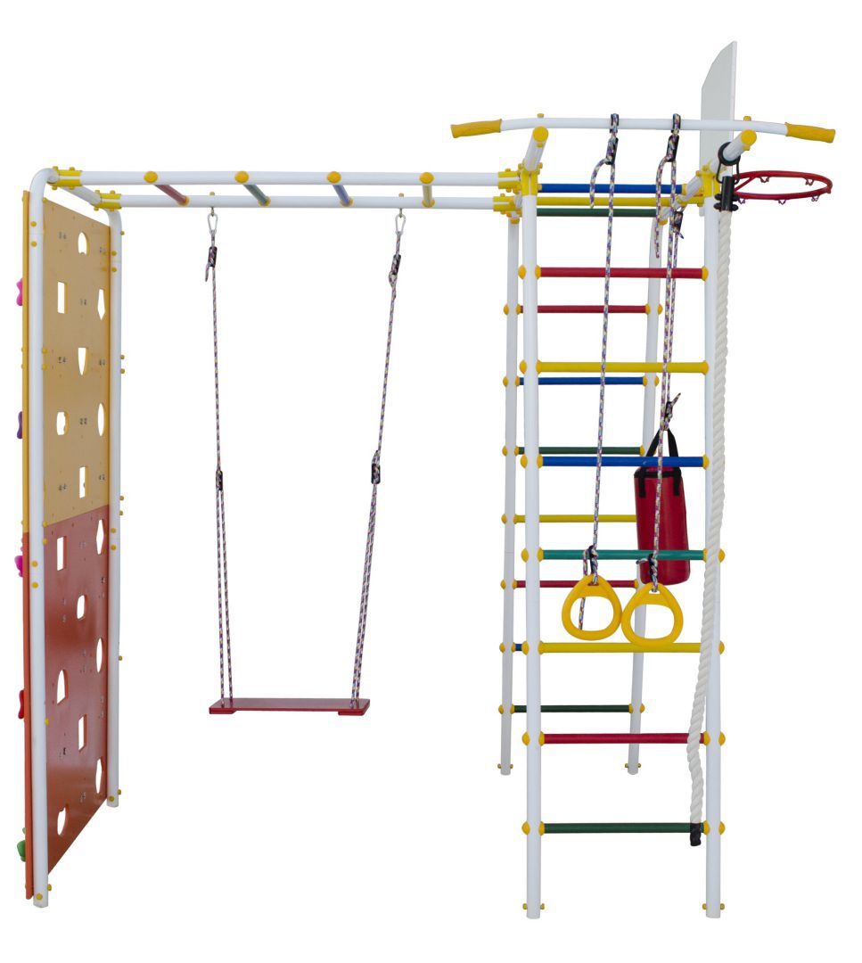 Детский игровой комплекс Формула здоровья Street 2 Smile белый радуга
