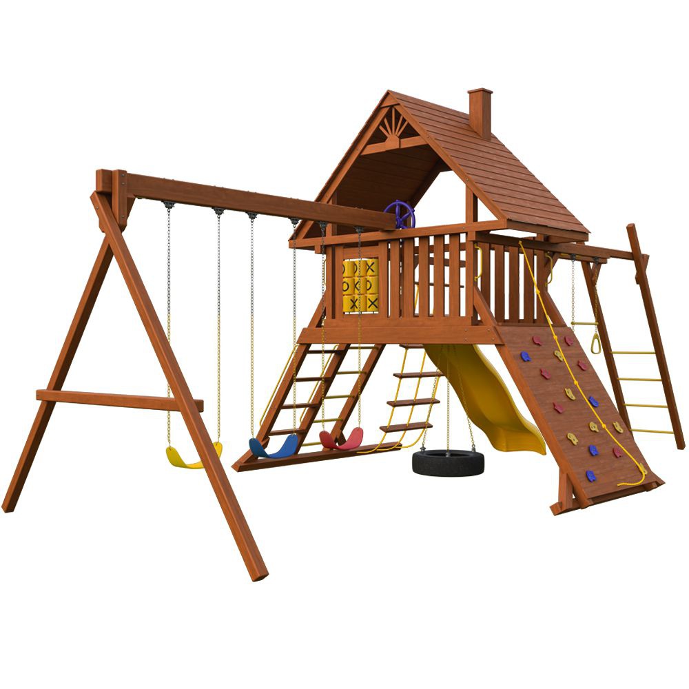 Детский игровой комплекс New Sunrise Зарница и рукоход