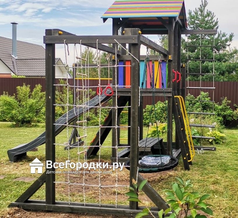 Детская площадка Савушка 3 BLACK EDITION