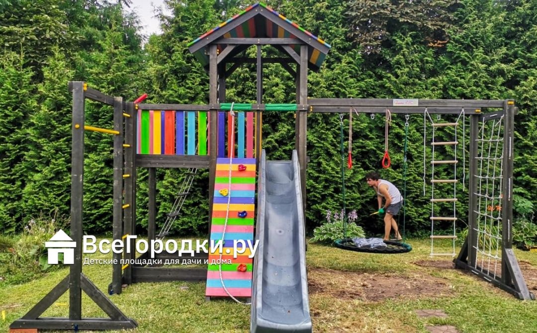 Детская площадка Савушка 3 BLACK EDITION