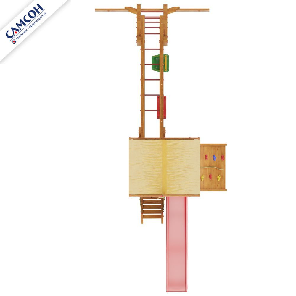 Детская деревянная игровая площадка Самсон Мадагаскар