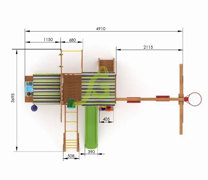 Детская площадка для дачи IgraGrad В2