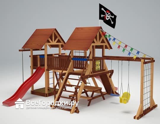 Детская игровая площадка Савушка Lux 9